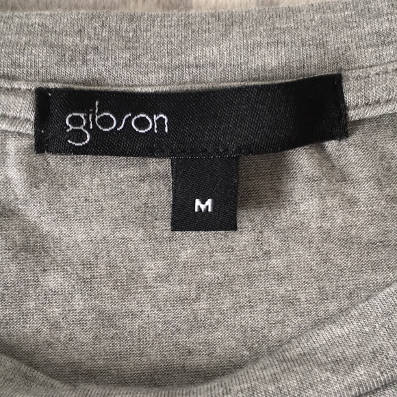 Gibson - Heather Grey Ruched Midi Dress - Picture 5 of 5